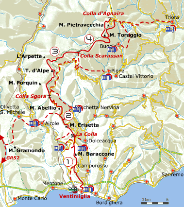 Val Nervia - I mezzi di trasporto